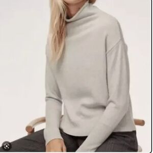 Aritzia Wilfred Cyprie Sweater Merino wool mock-neck sweater Size XXS